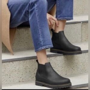 Birkenstock Stalon leather ankle Chelsea Boots